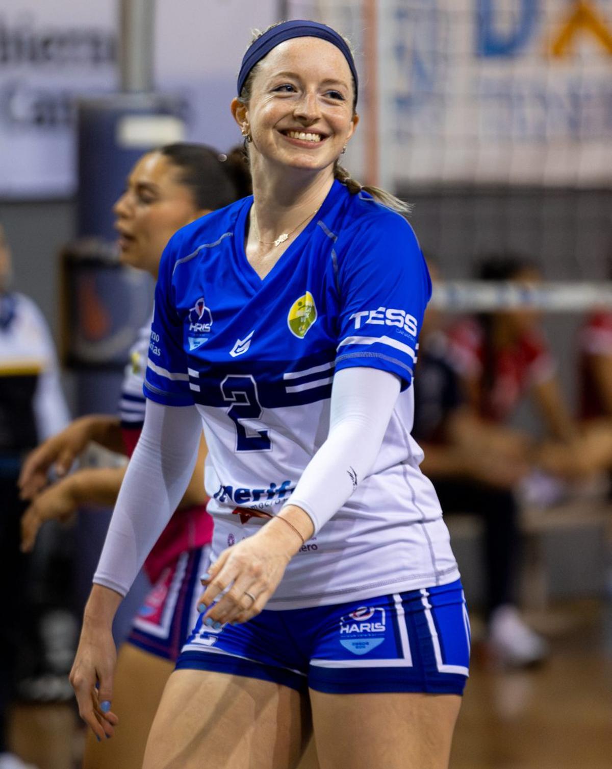 Alli Cudworth, jugadora del CV Haris. | CV HARIS