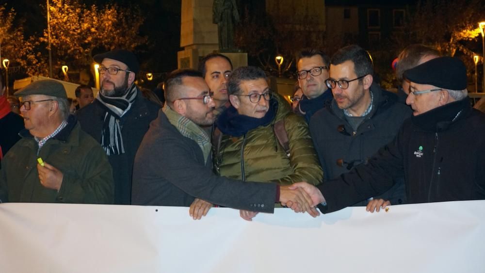 Protesta de citricultores en Castelló