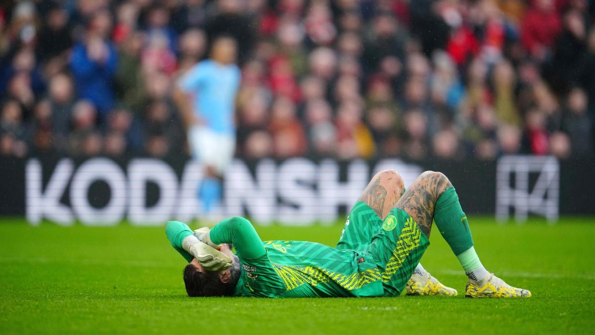 Ederson, lesionado ante el Liverpool