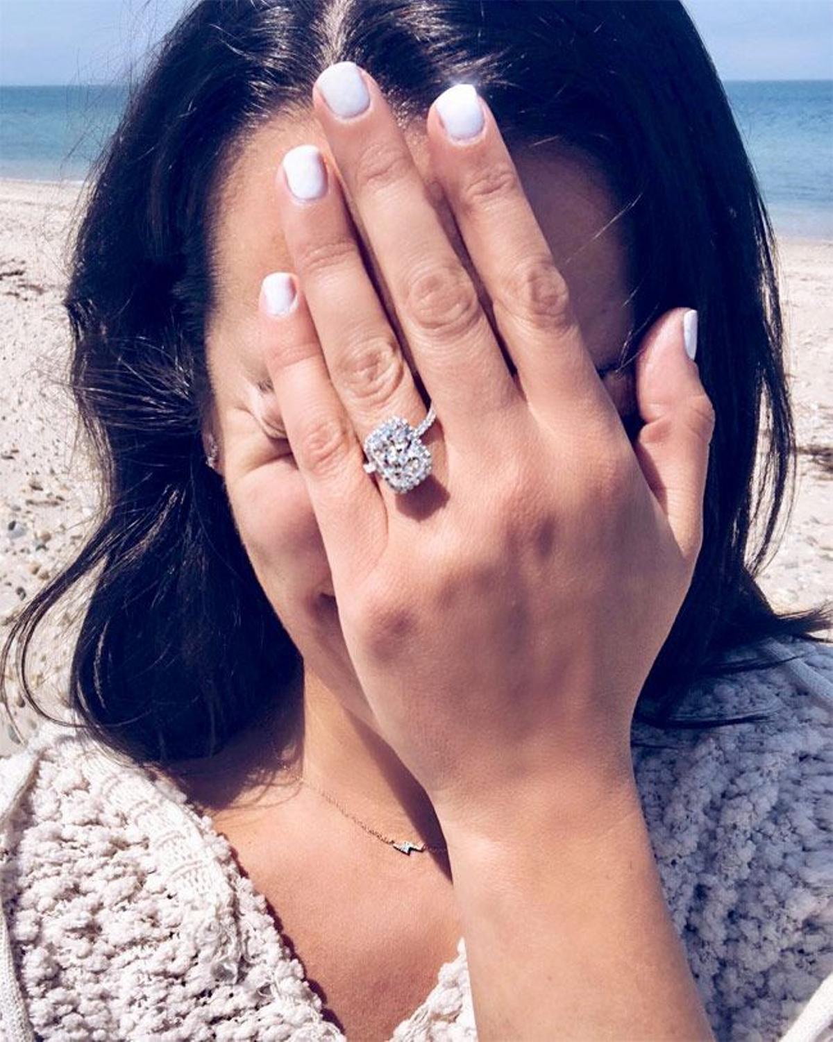 El anillo de compromiso de Lea Michele