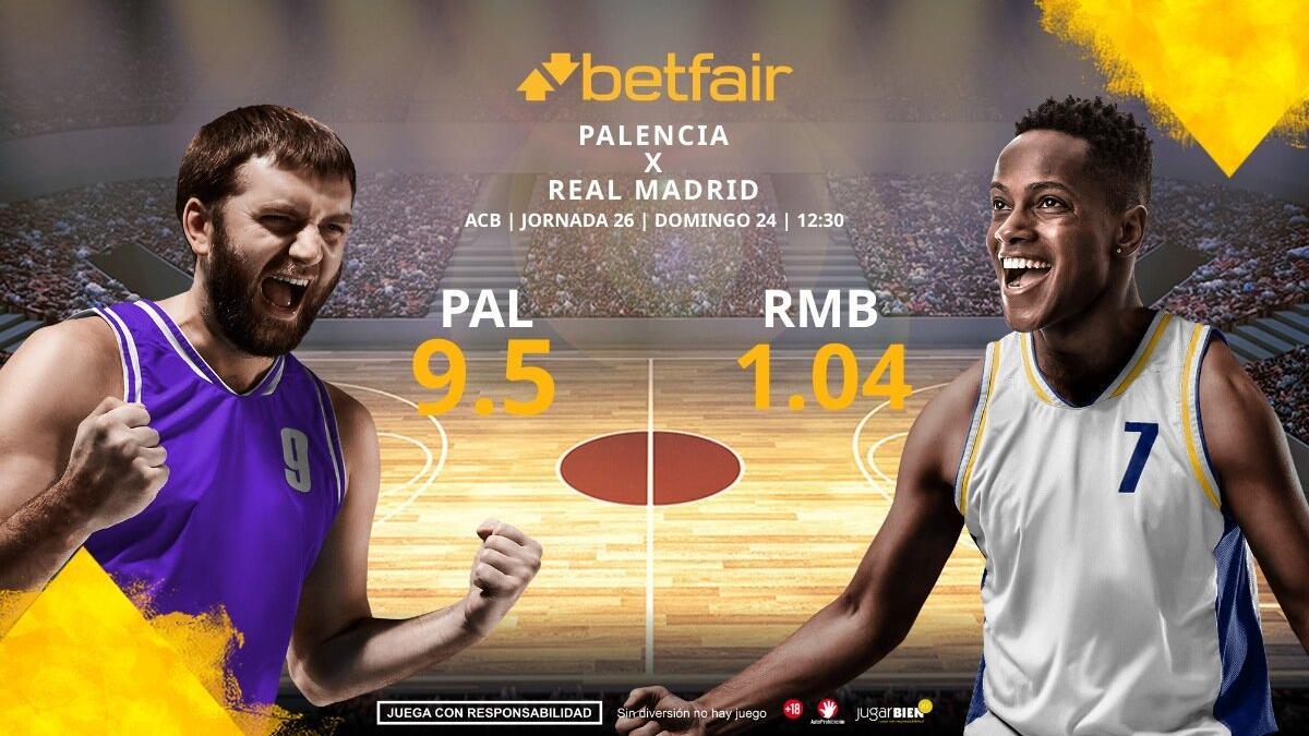 Zunder Palencia vs. Real Madrid Baloncesto: horario, TV, estadísticas, clasificación y pronósticos