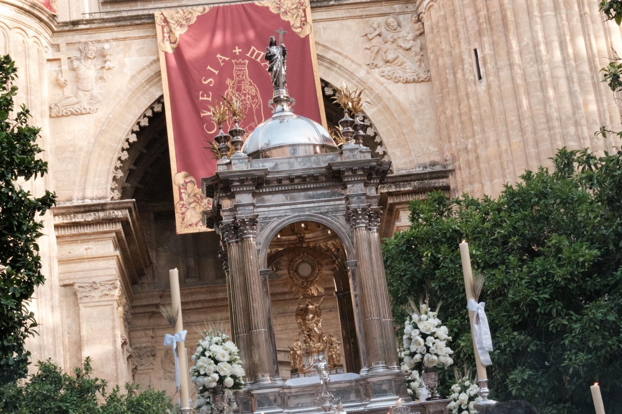 Procesión del Corpus Christi en Málaga 2025