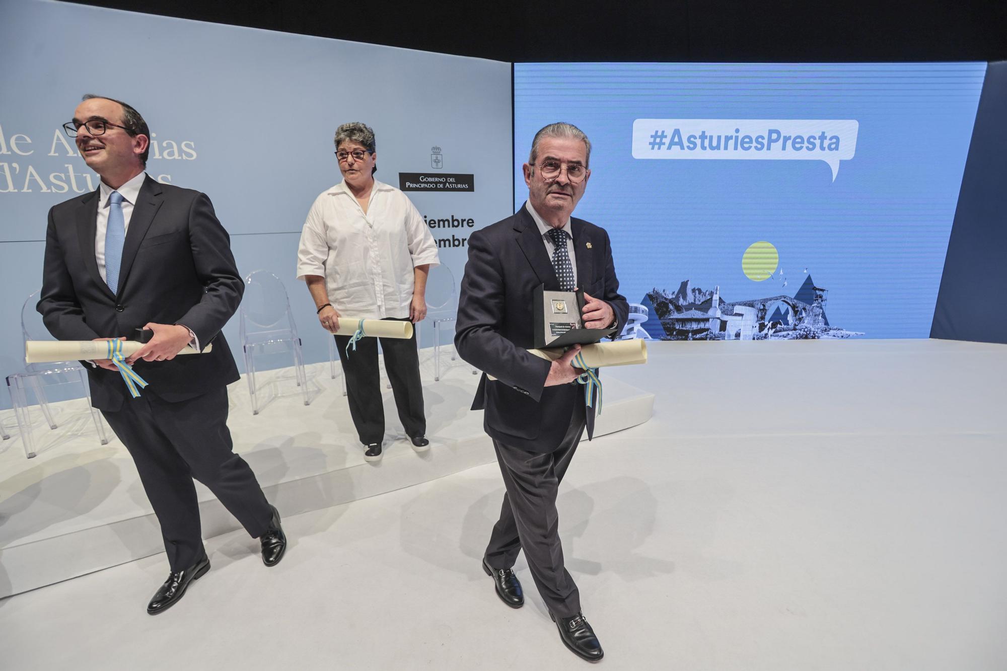 En imágenes: así fue el acto de entrega de las Medallas de Asturias