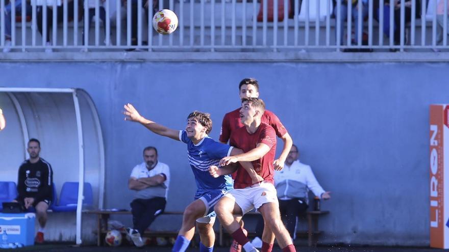 Un partido anterior del equipo estradense.