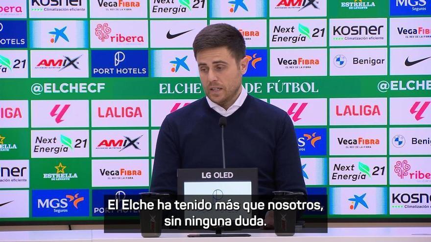 Lisci: "Si tenía que ganar un equipo, era el Elche"