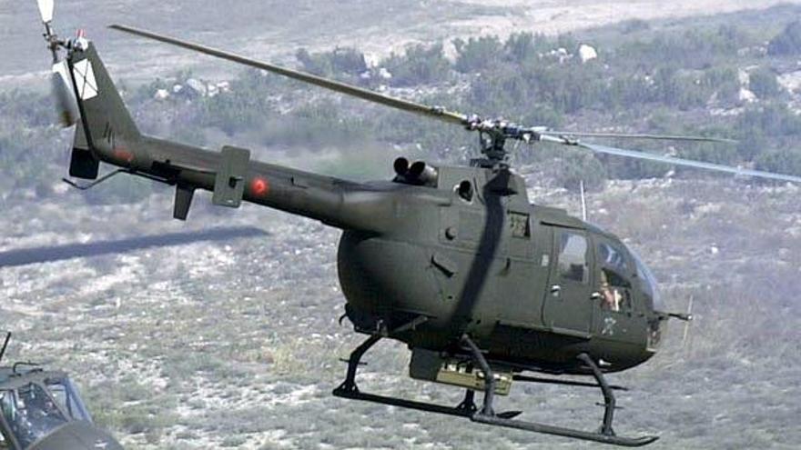 Foto de archivo de un helicóptero BO-105 similar al estrellado.