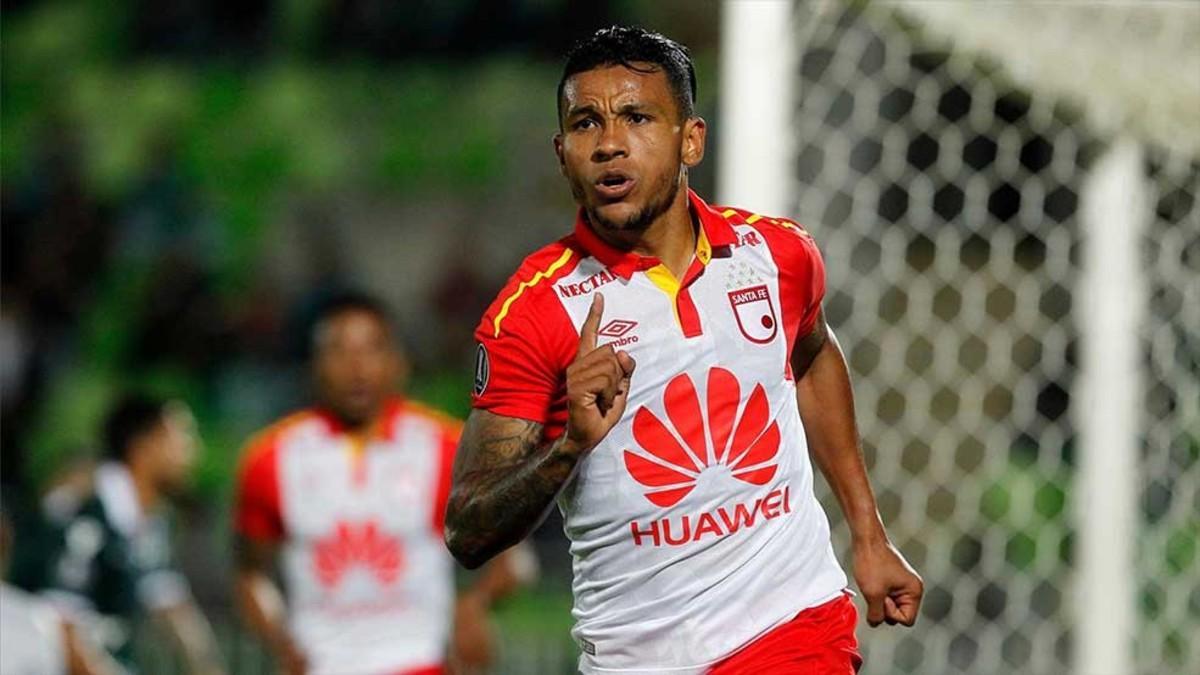 Wilson Morelo celebra uno de sus goles