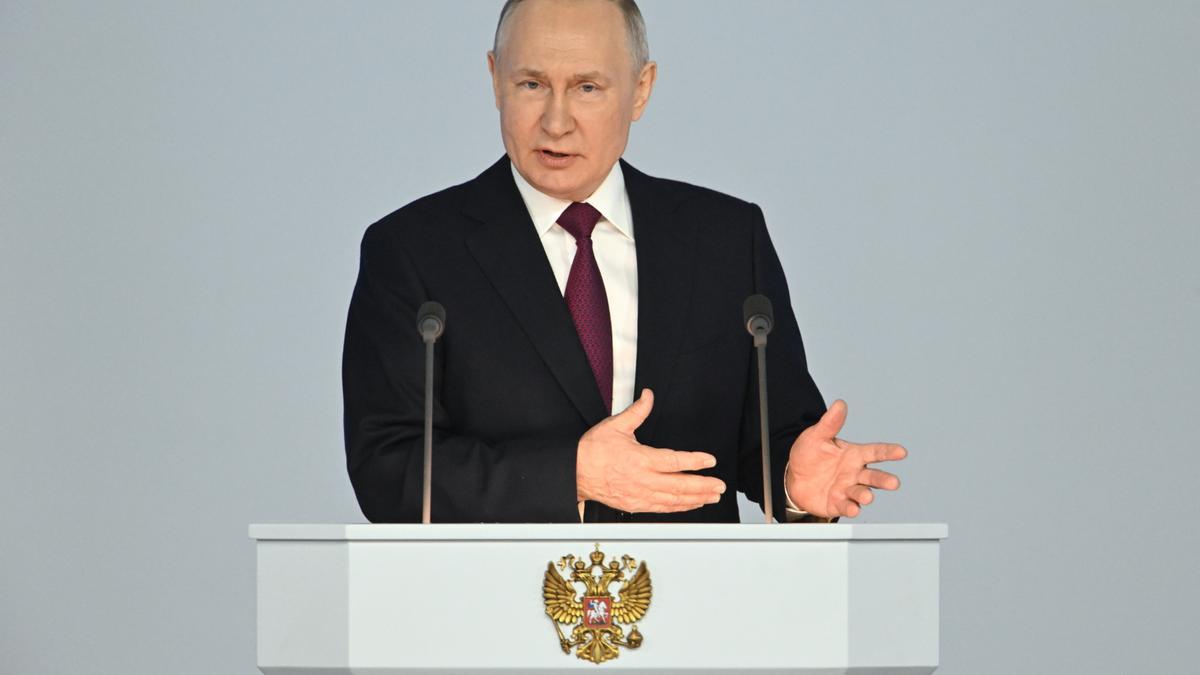 Putin durant un discurs