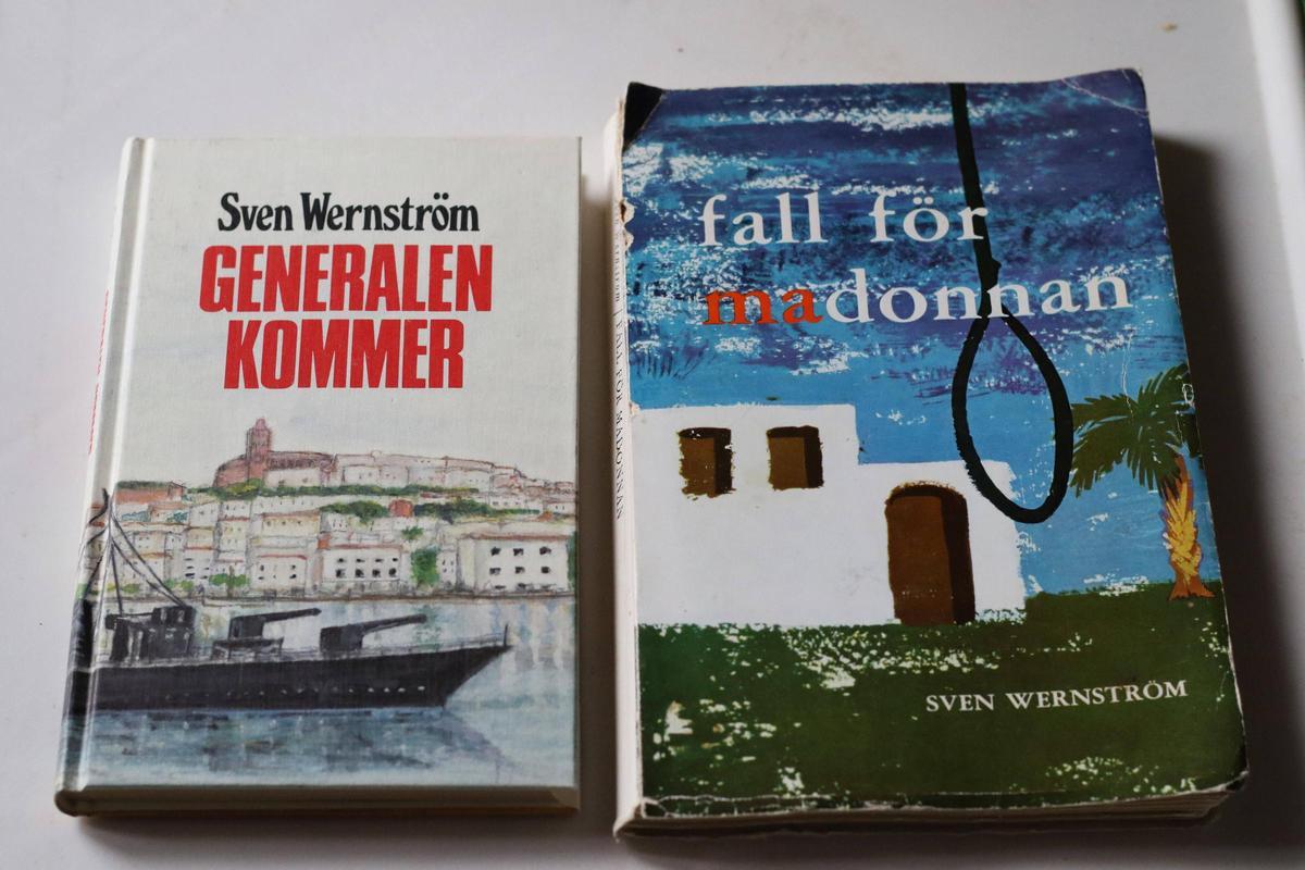 Portadas de dos de las obras ambientadas en Ibiza de Sven Wernström.