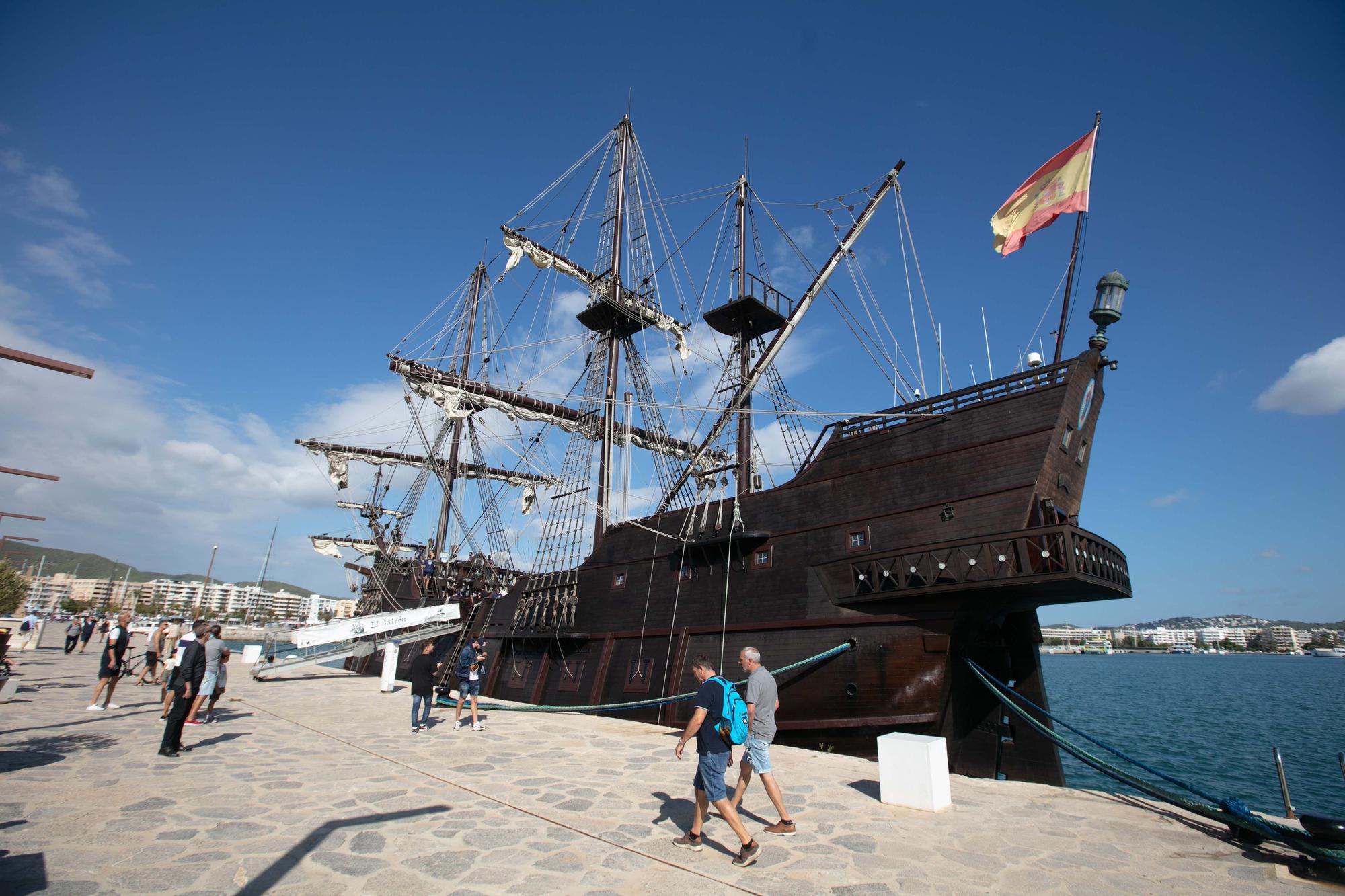 El galeón ‘Andalucía’ recala en Ibiza