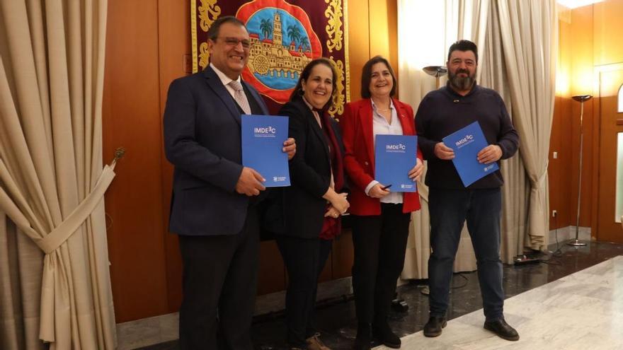 El Imdeec firma convenios para impulsar la empleabilidad y el desarrollo empresarial de Córdoba