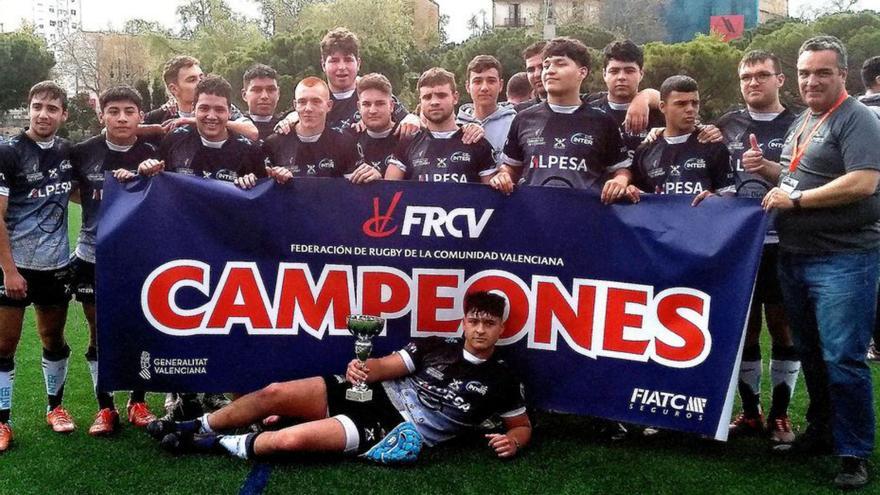 Integrantes del equipo Sub-18 del Inter Rugby Club. | LEVANTE-EMV