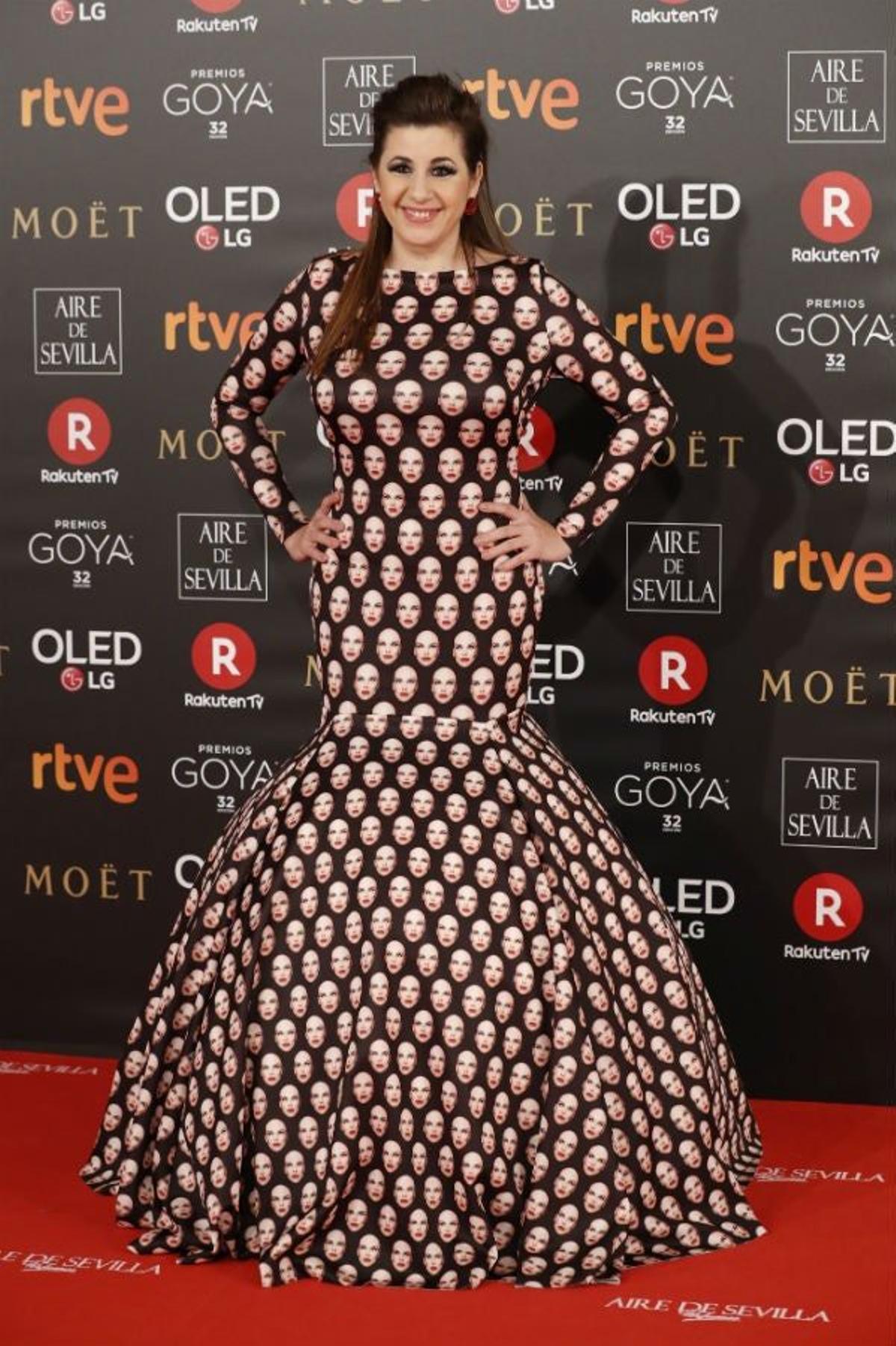 Pepa Chamorro en los Premios Goya 2018