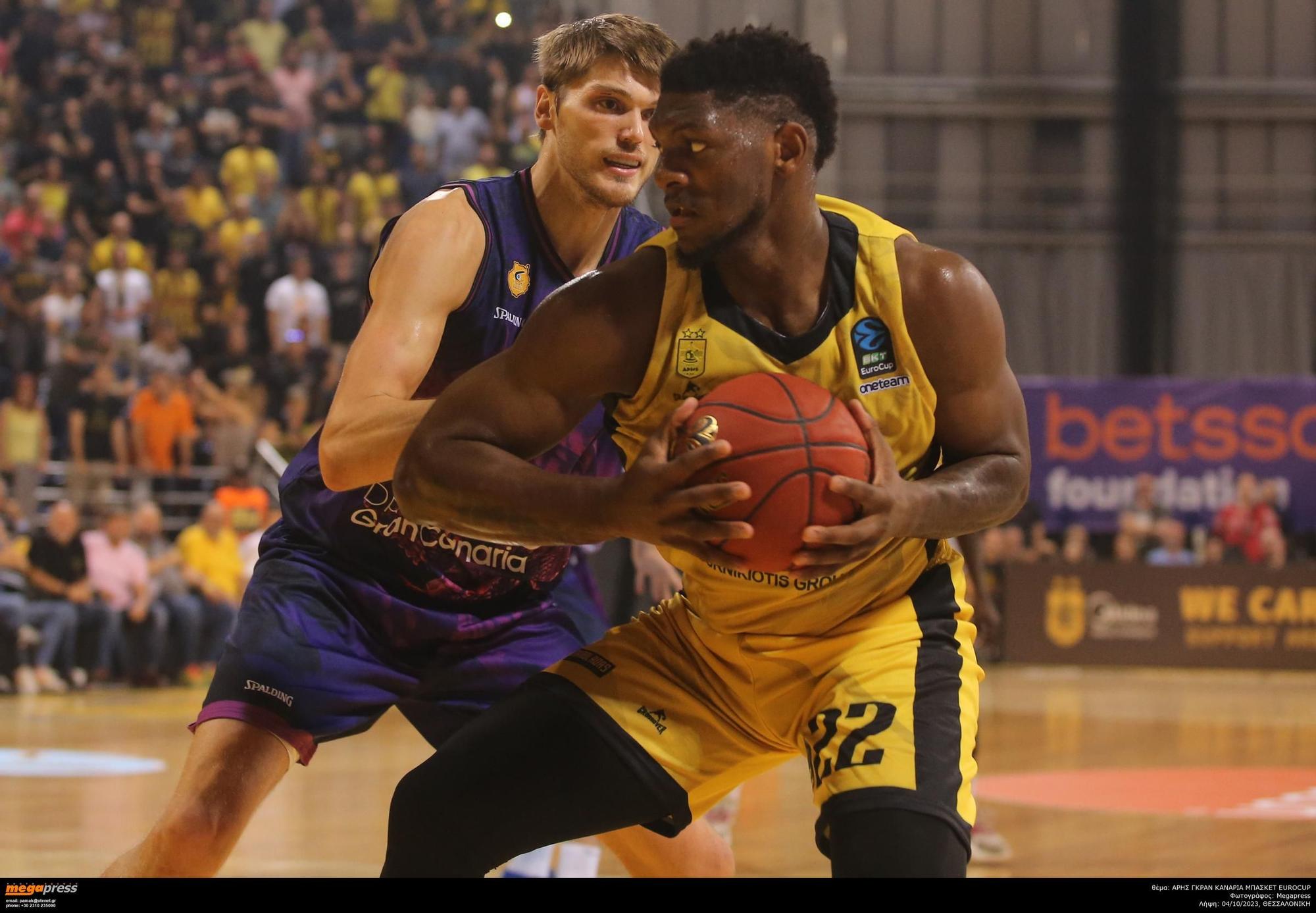 Eurocup: Aris Midea Salónica - Dreamland Gran Canaria