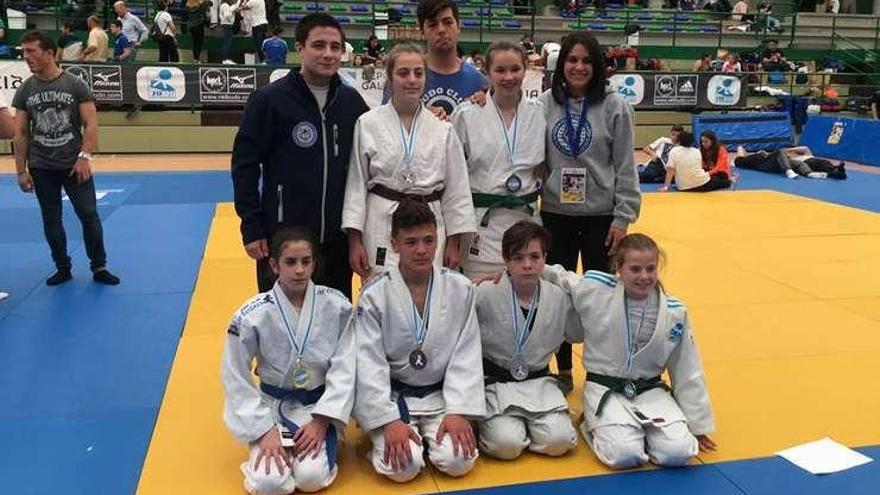 Equipo del Judo Club Arteixo.