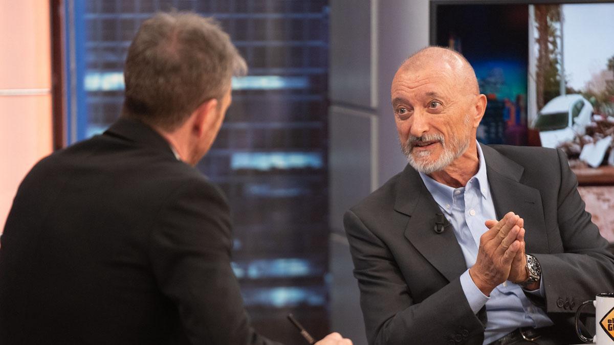 Arturo Pérez Reverte en 'El hormiguero'.