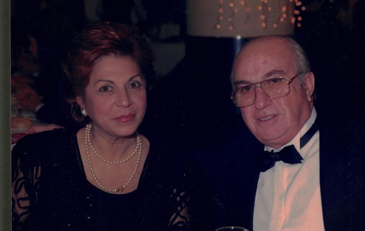 Joaquín Palomares Gómez y su mujer, Teresa Serrán Pagán. Año 1986.