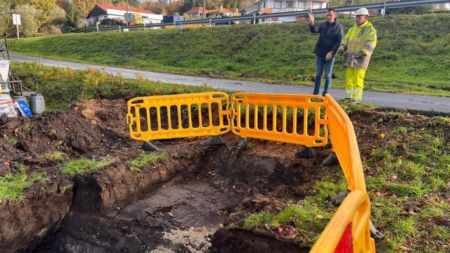 José Cuñarro, durante su visita a las obras.