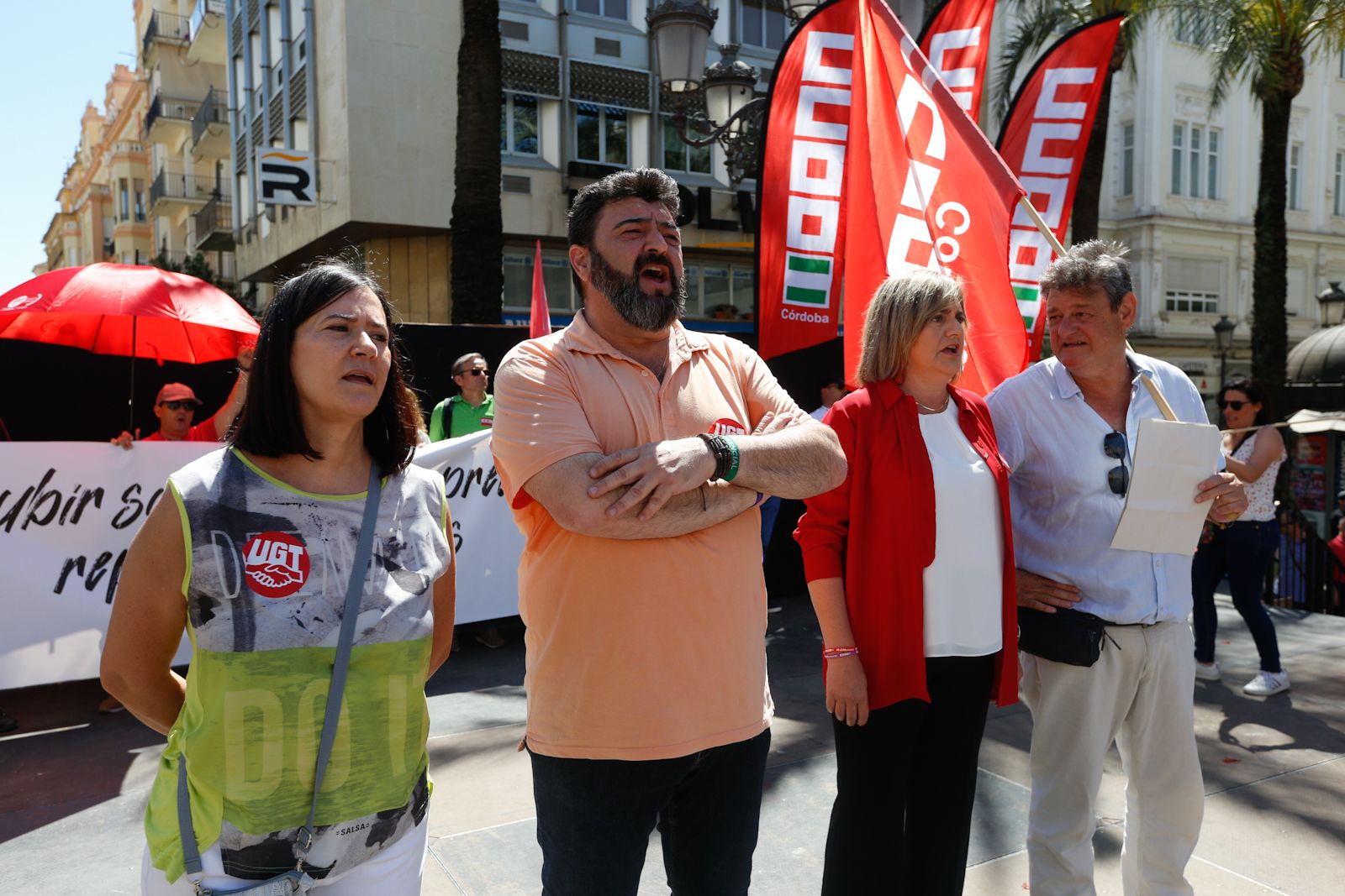 Manifestación por el Primero de Mayo en Córdoba