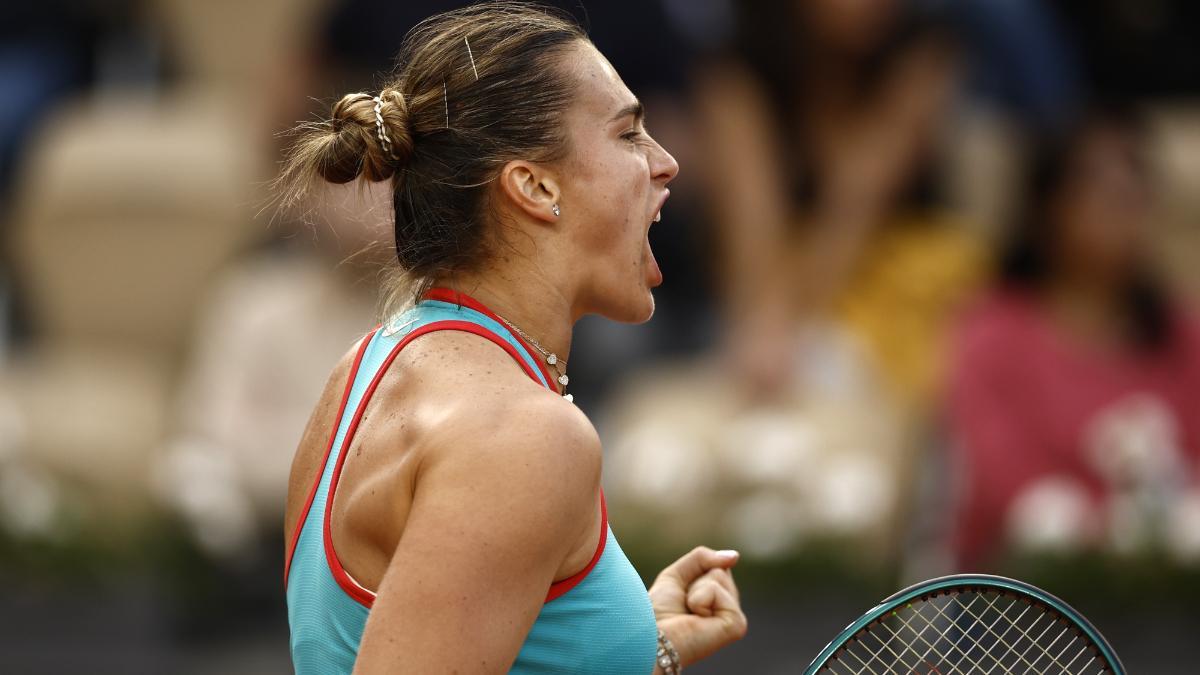 Sabalenka celebra el pase a tercera ronda