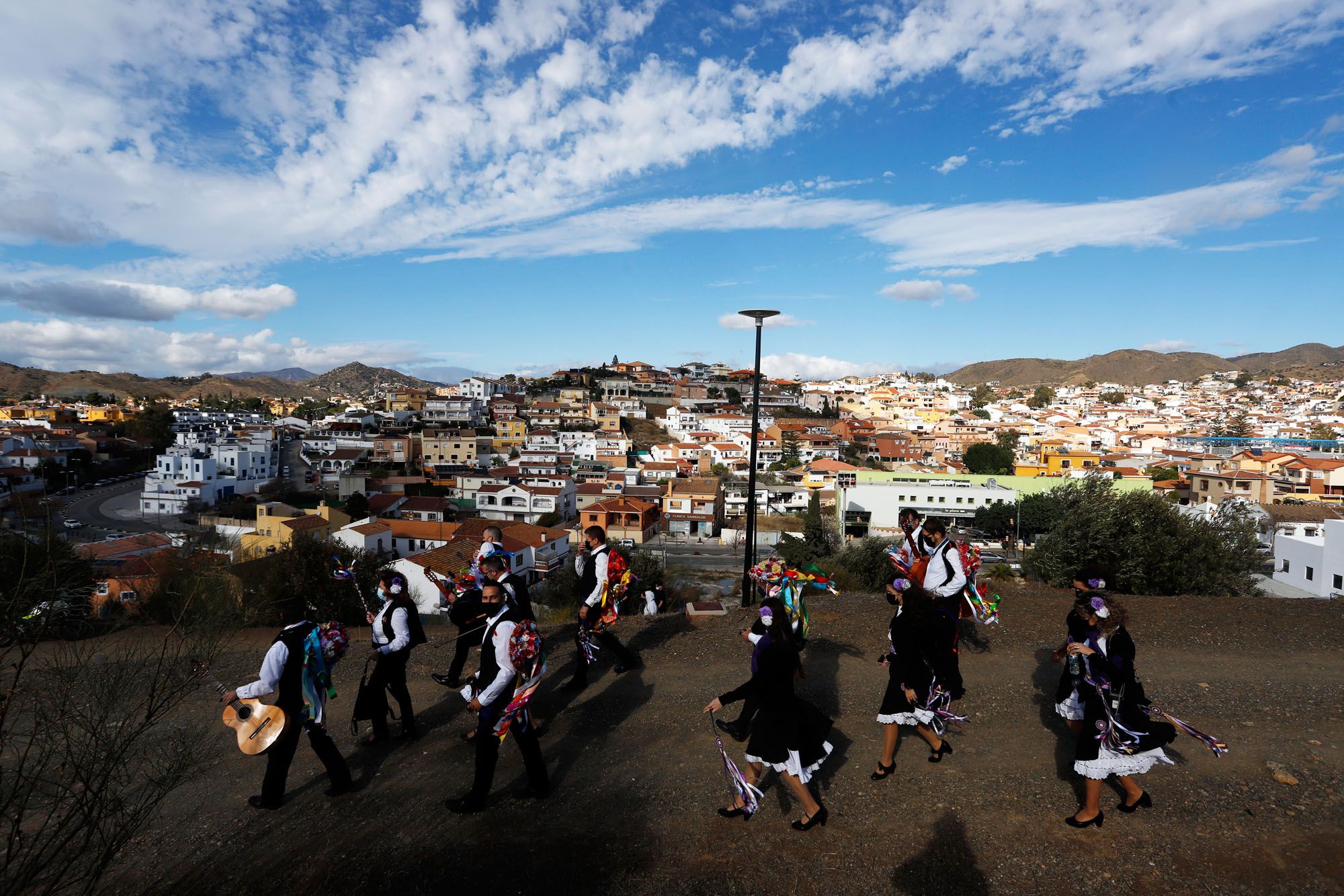 Las imágenes de la Fiesta Mayor de Verdiales de 2021