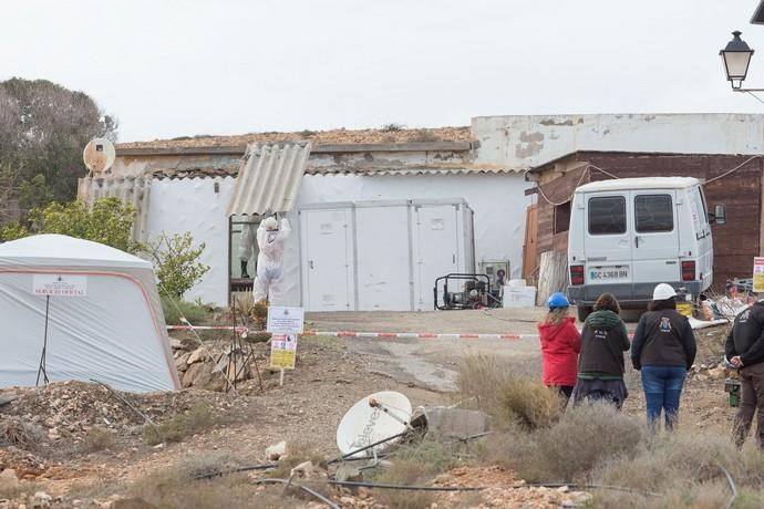 FUERTEVENTURA . - DERRIBO DE LA CASA DE LA ABUELA JOSEFA - 30-01-18 - FOTOS: GABRIEL FUSELLI