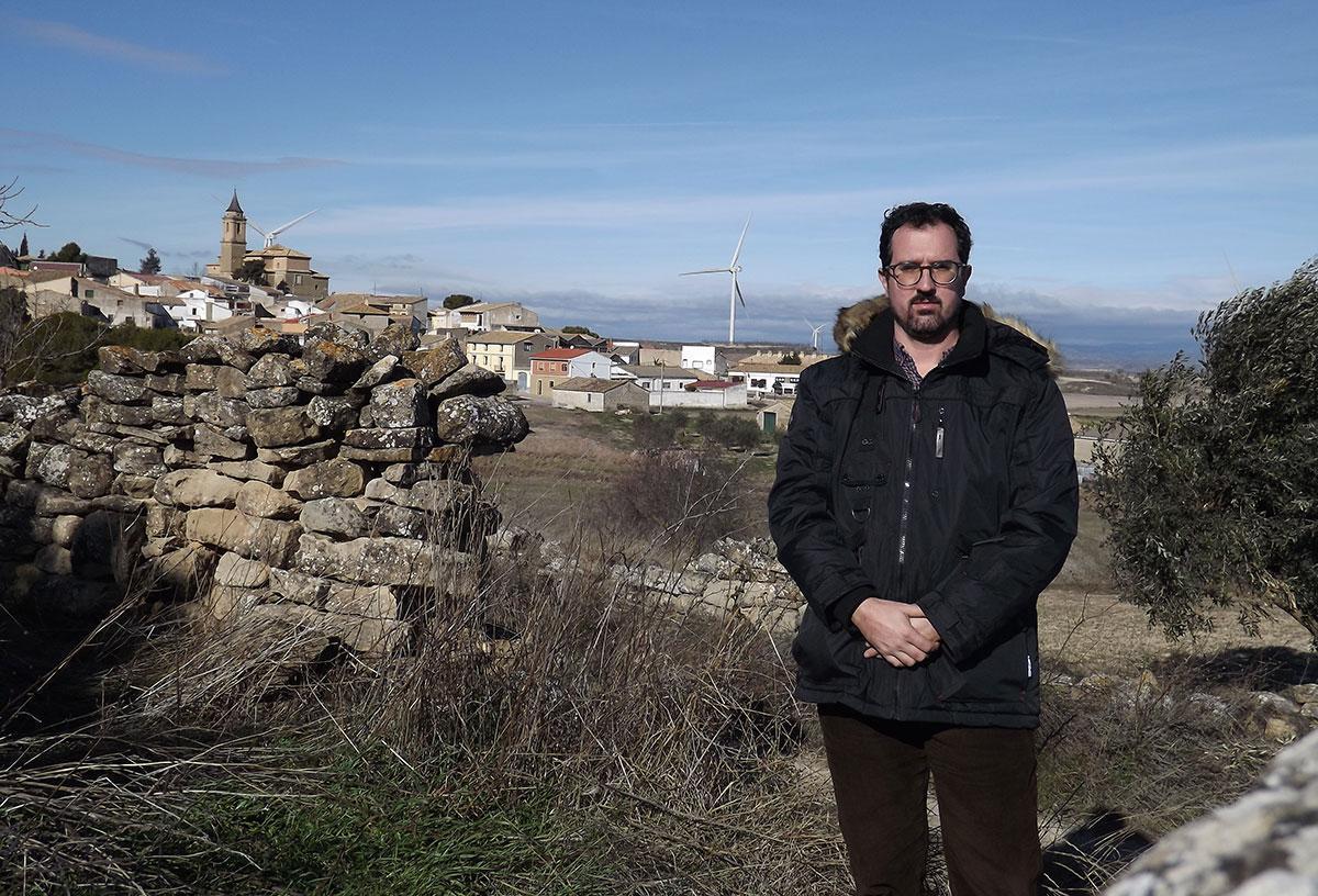 Las Pedrosas, un municipio de las Cinco Villas con el viento a favor