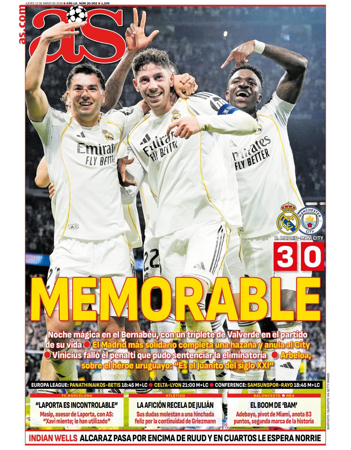 Las portadas de la prensa deportiva de hoy