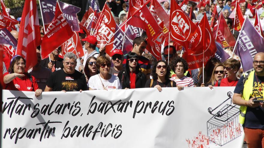 Manifestación del 1 de Mayo en Alcoy