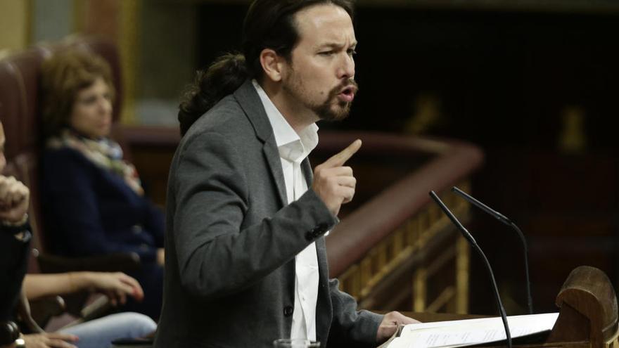 El líder de Podem, Pablo Iglesias, en una foto recent