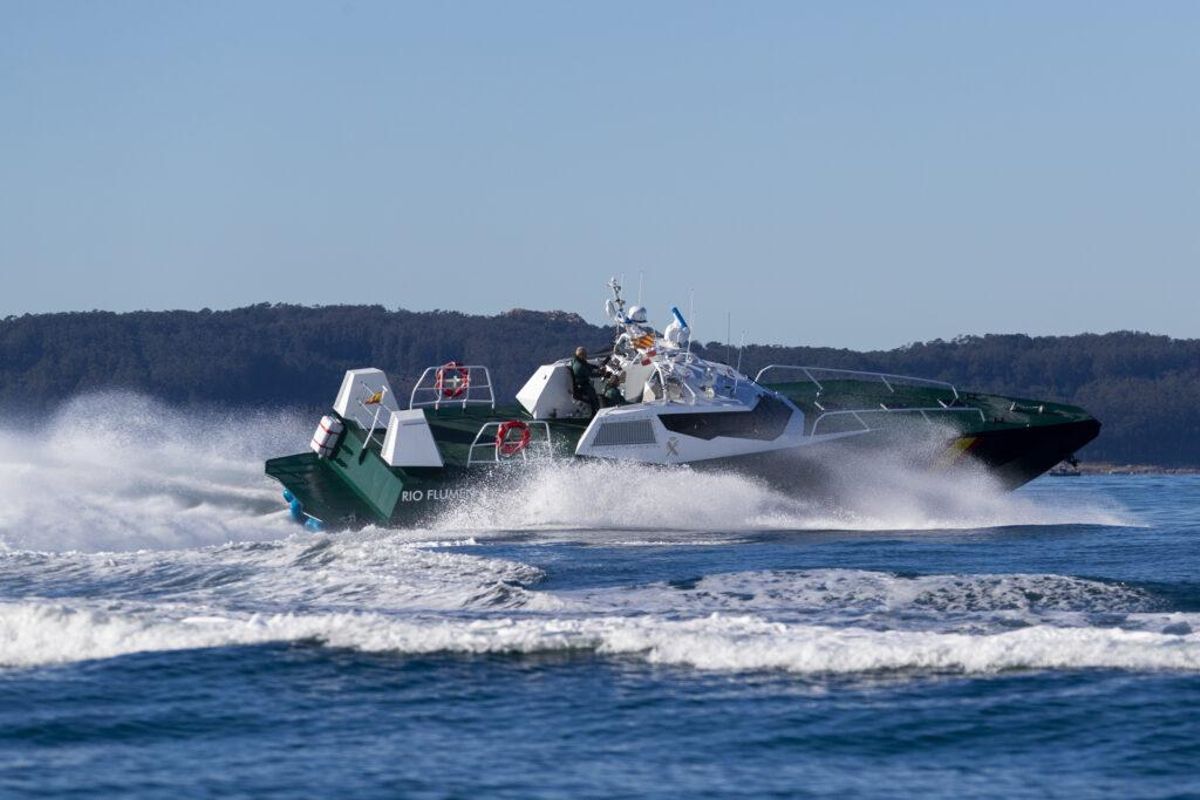 Una de las patrulleras HS60 que Aister fabrica para la Guardia Civil