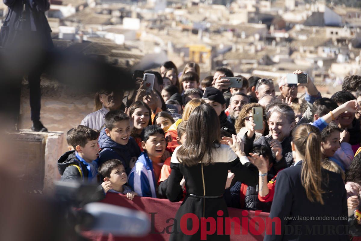 Visita de los reyes de España a Caravaca (explanada de la Basílica)