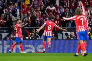 El 1-1 del Atlético Madrid en el Atlético de Madrid 1 - 1 Real Madrid de la jornada 8 de LaLiga EA Sports