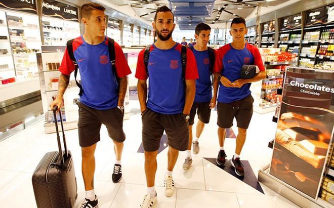 El Barça ya viaja a Inglaterra