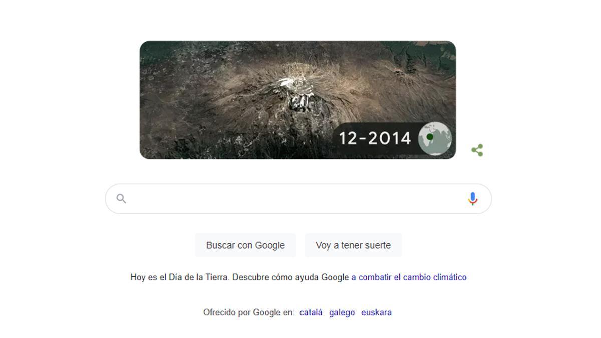 Google hace un homenaje al Día de la Tierra en su nuevo doodle.
