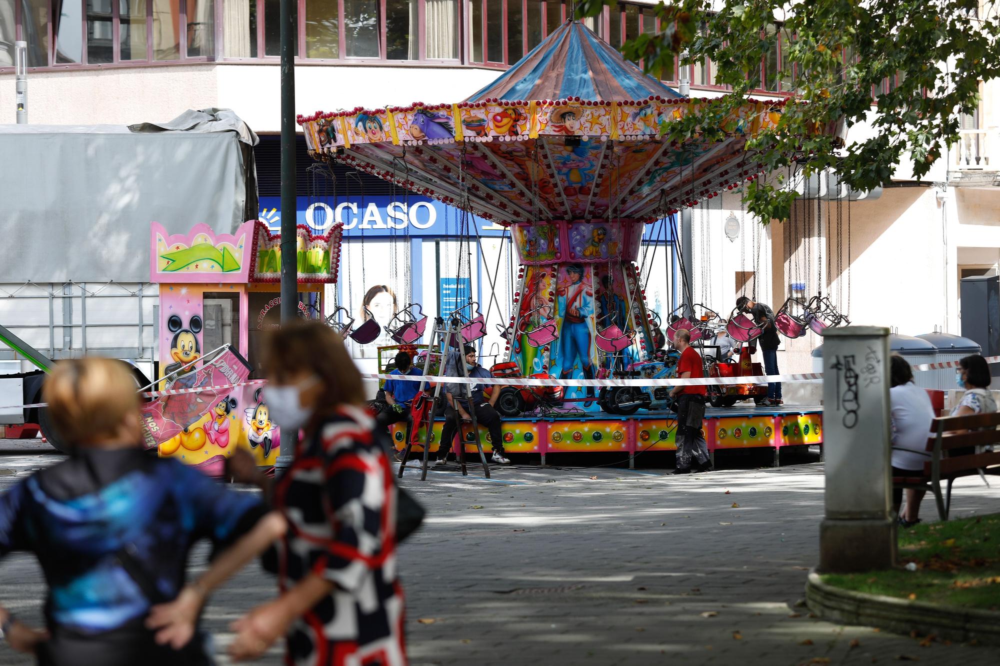 El ferial de San Agustín conquista la plaza de Pedro Ménendez