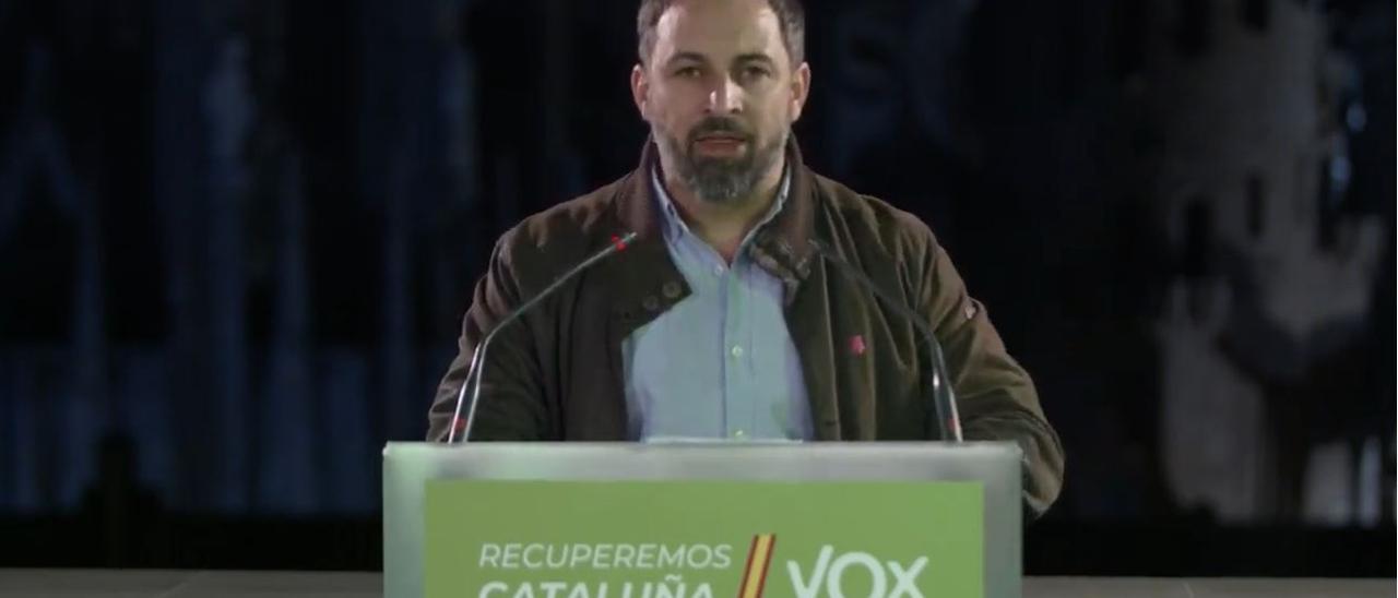 14F.- Abascal acusa a la Generalitat de &quot;promover la violencia contra Vox&quot; por no disolver la protesta en Girona