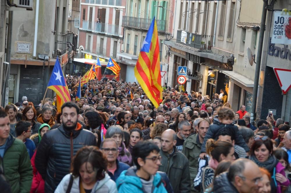 Berga omple els carrers amb una de les mobilitzaci