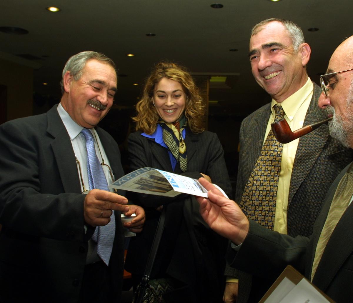 Primero por la izquierda, Joaquín Pérez en una imagen del archivo de Club Información