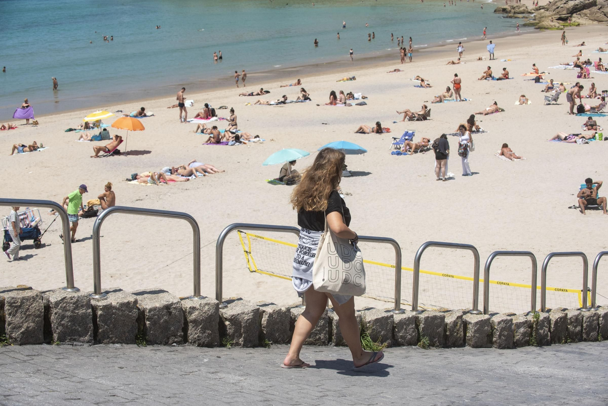 Día de playa en A Coruña