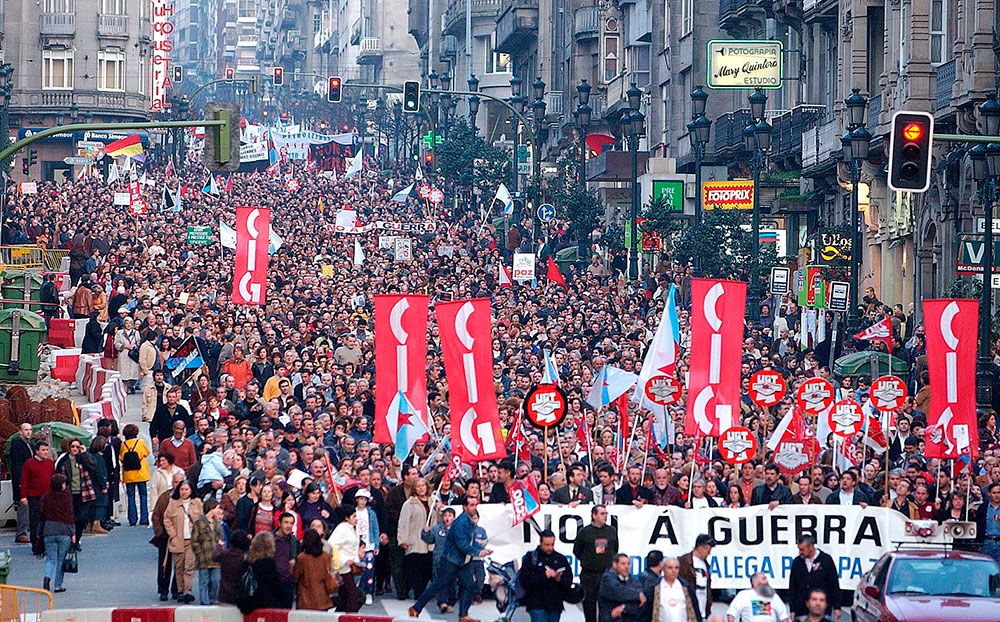 Del fletán al "¡Pases pro bus!": 12 manifestaciones históricas de Vigo