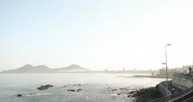 Calima en Gran Canaria y altas temperaturas (30-10-2019)