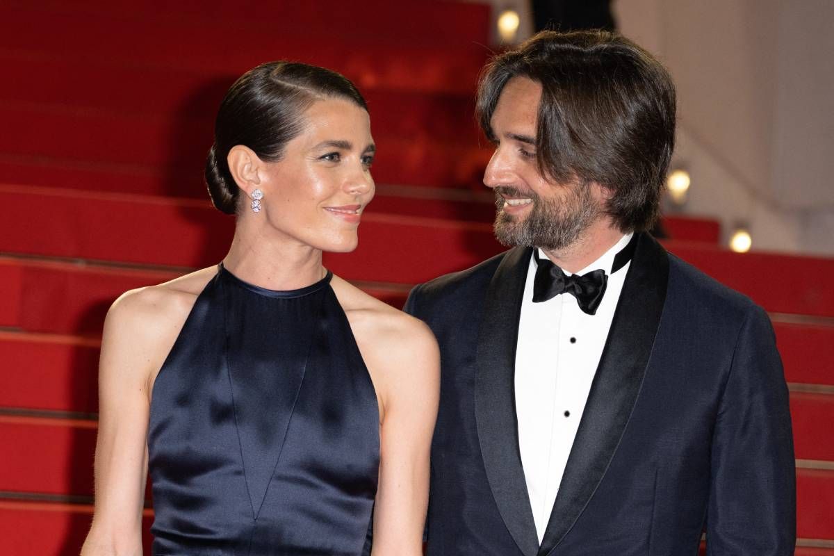 Carlota Casiraghi junto a su marido Dimitri Rassam en el Festival de cine de Cannes