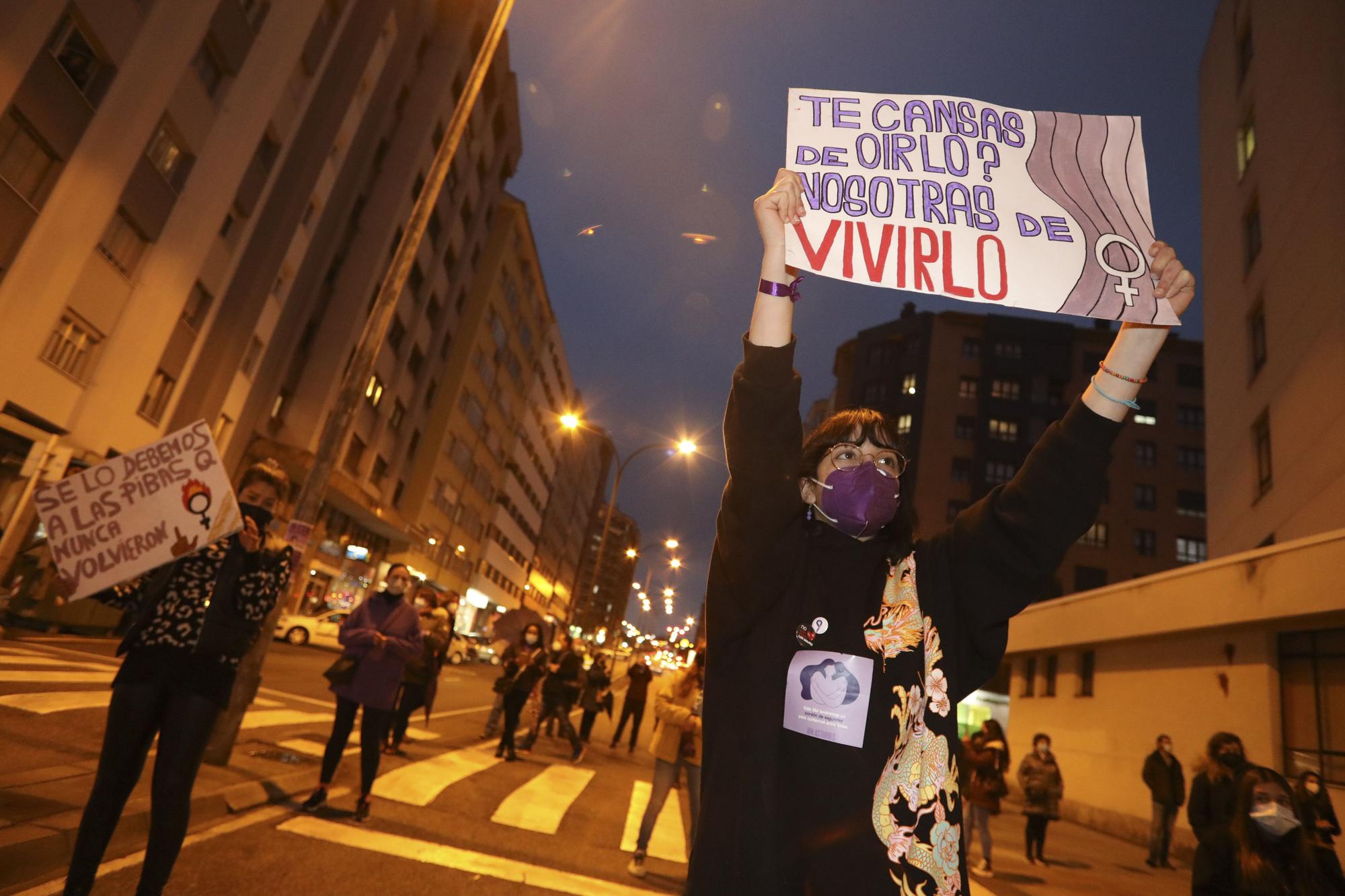 Manifestación del 8M en Avilés