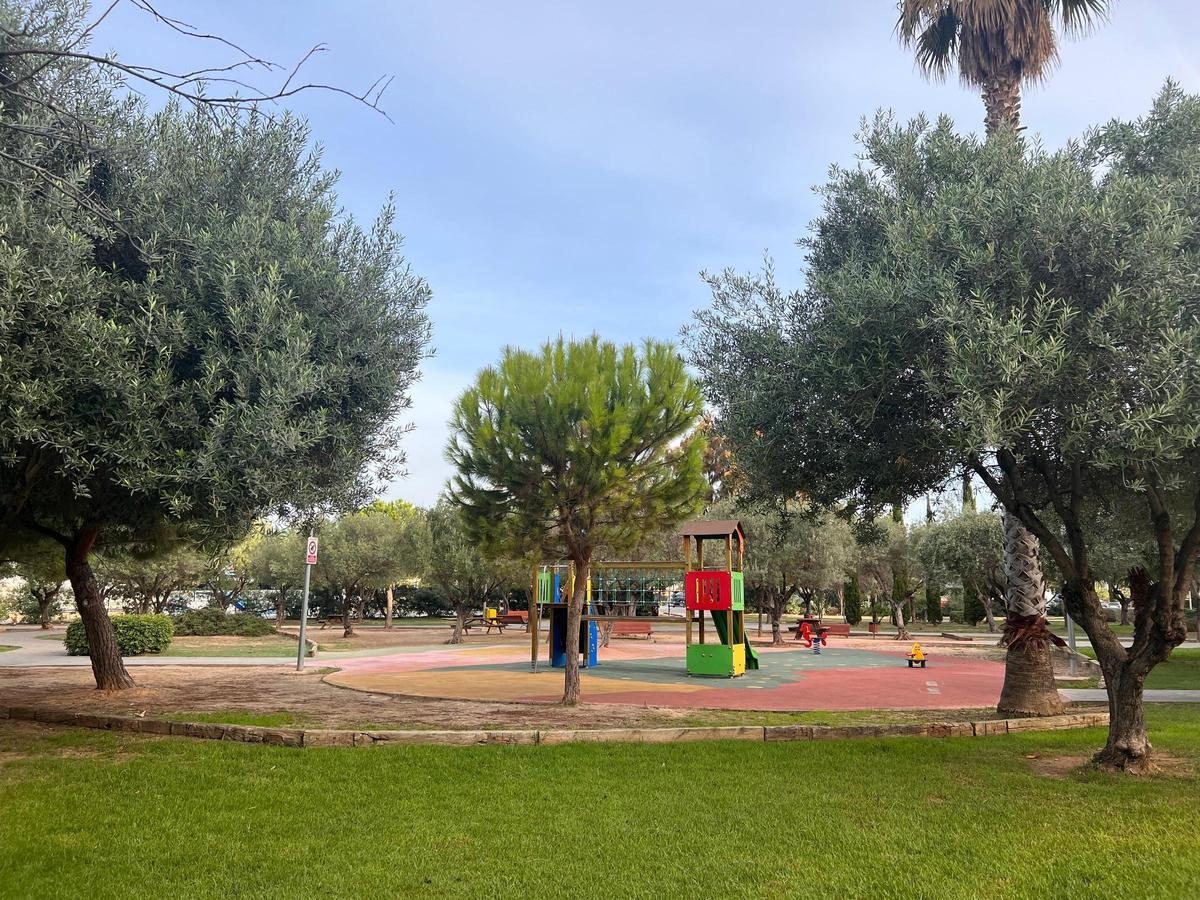 Espacios verdes urbanos de arbolado en Paterna.