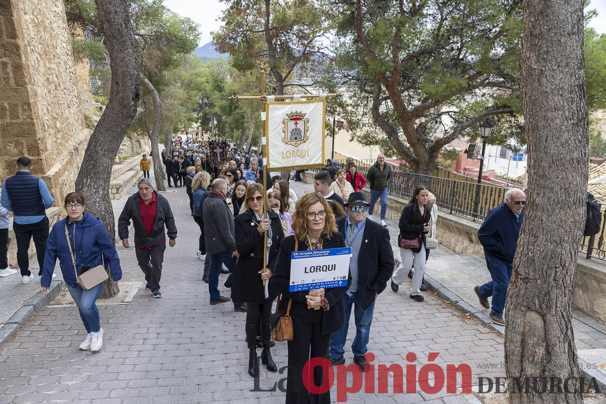 Cofradías y Hermandades de Semana Santa Peregrinan a Caravaca