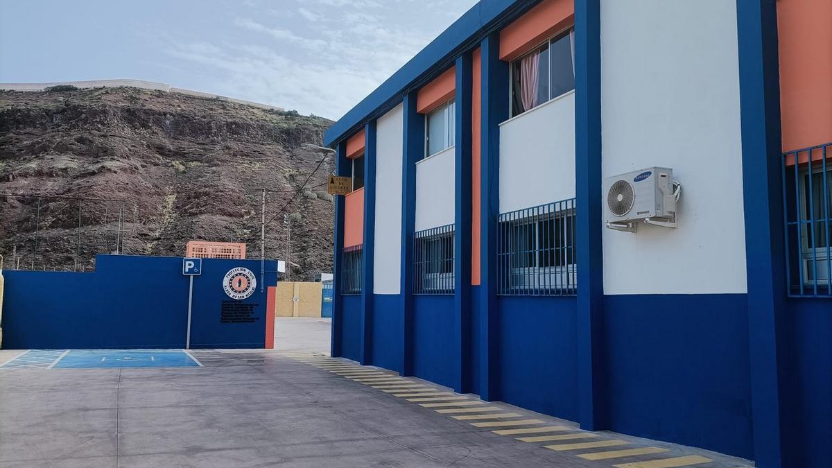 Imagen de las instalaciones de Protección Civil en La Aldea de San Nicolás.