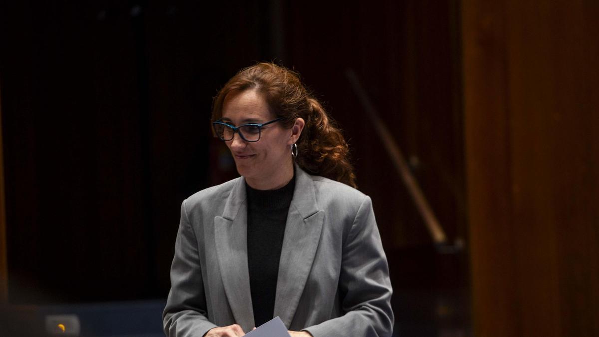 Mónica García, ministra de Sanidad