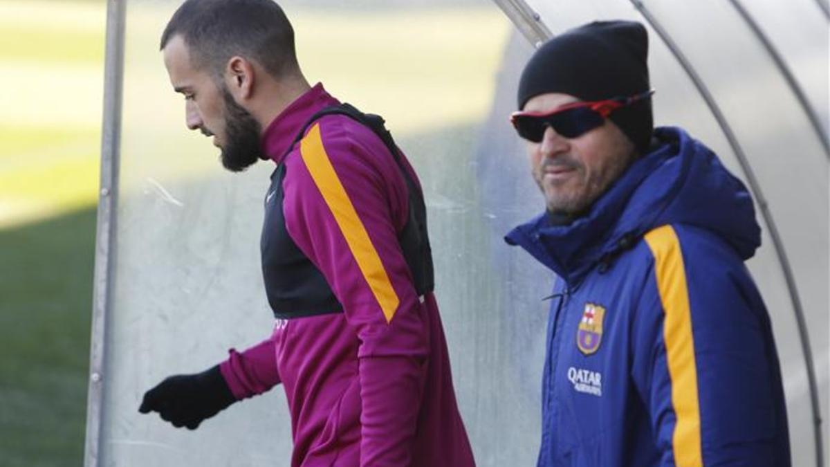 Aleix Vidal y Luis Enrique, una relación totalmente rota y que ya no tiene visos de solución