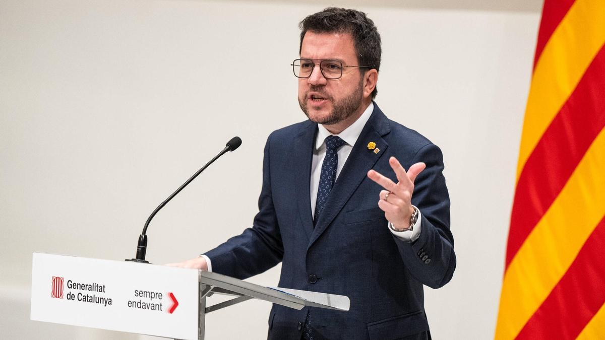 Aragonès ve posible mantener la Fórmula 1 en Catalunya pese a la irrupción de Madrid este martes 23 de enero de 2023.